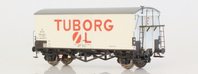 Dekas DK-872147 - H0 - Gedeckter Güterwagen Tuborg, DSB, Ep. III